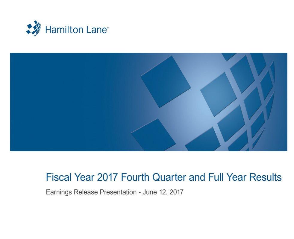 Fiscal Year 2017 Fourth Quarter and Full Year