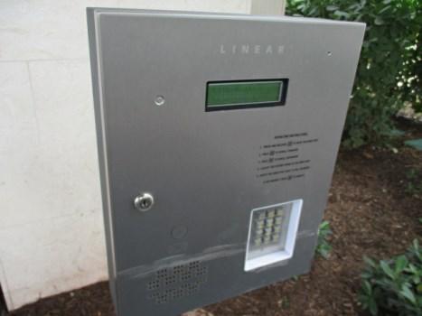 Mechanical/Electrical/Plumbing Comp #: 2501 Intercom/Entry Systems - Replace Quantity: (1) Intercom Location: Main entrance to association Evaluation: Linear 2-line display entry system observed