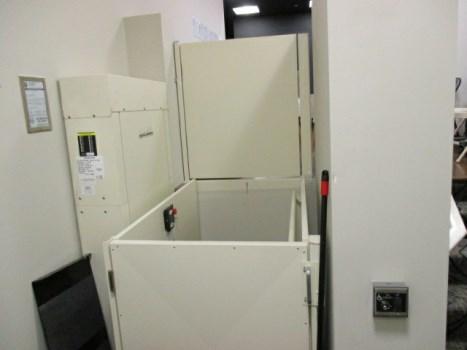 Comp #: 2519 Wheelchair Lift - Replace Quantity: (1) Lift Location: Adjacent to stage Evaluation: Harmar Highlander 750-pound with a 4' rise observed during inspection.