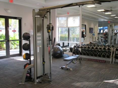 Clubhouse Comp #: 2725 Fitness Rooms - Remodel Quantity: (2) Rooms Location: Fitness room interiors Evaluation: Includes approximately 257 GSY of carpet tiles, (3) Tv's, (6) ceiling fans, (1) small