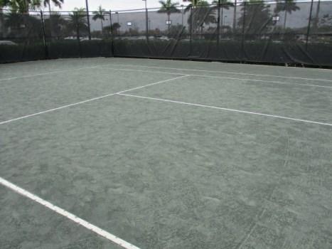 Comp #: 2812 Tennis Courts (Har-Tru) - Resurface Quantity: (8) Courts Location: Tennis courts Evaluation: Har-Tru (sometimes called "American clay") courts must be resurfaced periodically to restore