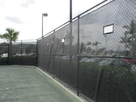 Comp #: 2813 Tennis Court Fencing - Replace Quantity: Approx 2,350 LF Location: Tennis court(s) Evaluation: Includes approximately 2,230 LF of 10' fencing, approximately 60 LF of 4' fencing, and