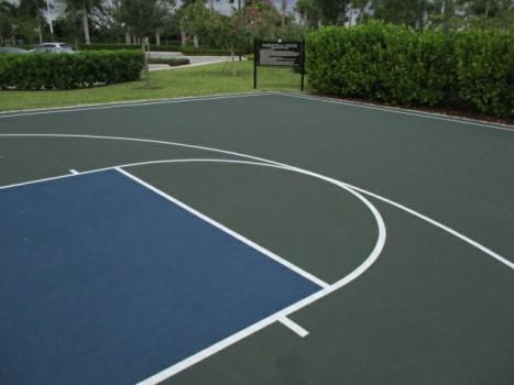 Comp #: 2822 Sport Courts - Resurface Quantity: (1) Half-Court Location: Adjacent to tennis courts Evaluation: (1) half basketball court, (4) pickleball courts and (2) handball courts.