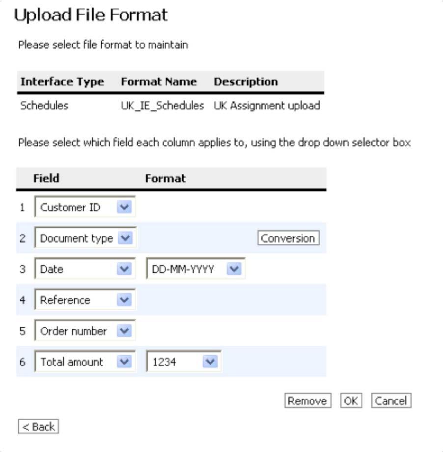 You will then need to use the Conversion button to define how your file identifies an Invoice or a Credit Note.