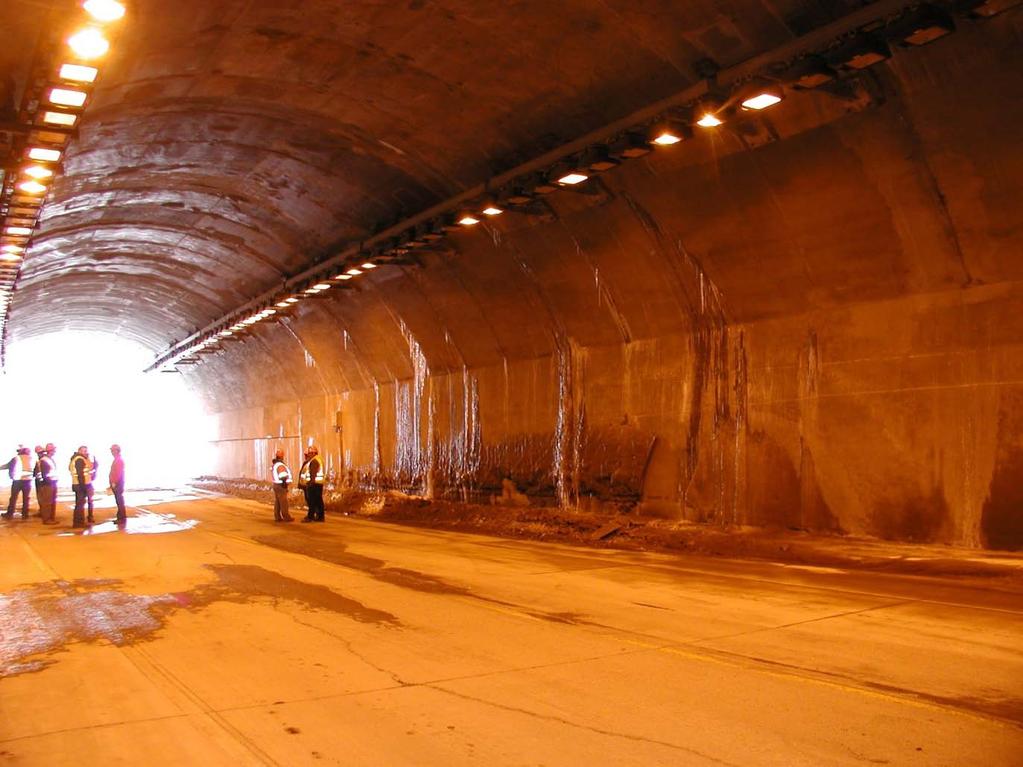 Geotechnical Features Tunnels Tangible value: Concrete, ground support, systems Intangible