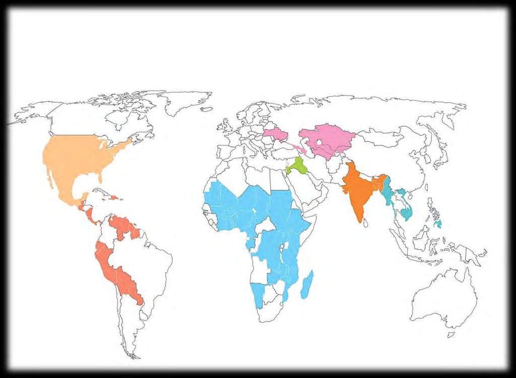 Global Presence USA West Asia (3 Countries) CIS (6 Countries) Latin