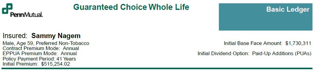 Whole Life Insurance 28 Not valid without complete