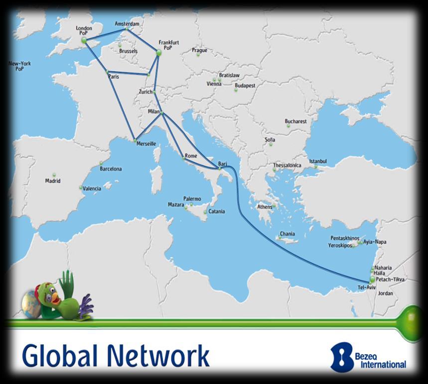 Bezeq International s Submarine Cable The only ISP in Israel