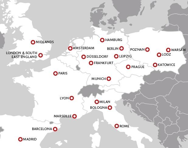 Favourable market conditions Structural tailwinds Low vacancy rates across Europe (5.0% estimated aggregate pan-european vacancy rate; source: JLL) 5.