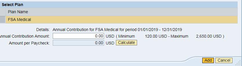 d. Click Next, then Save to complete your enrollment. e. To confirm you completed your FSA enrollment, the next screen -- Benefit Election Summary will show you are enrolled as of 01/01/2019. f.