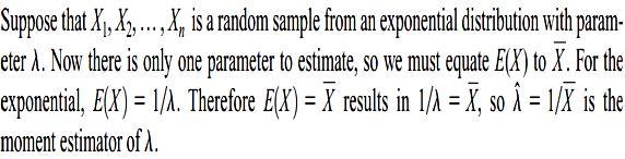 Definition: (Moments Estimators) Let X 1, X 2,.
