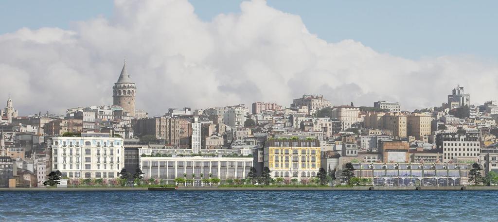 THE PENINSULA ISTANBUL Location: Karakoy area of the Beyoglu district of Istanbul overlooking