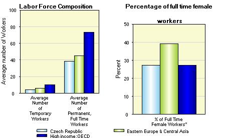 The Enterprise Surveys collect information on labor market constraints faced by firms and also on the characteristics of the workforce employed in the non agricultural private economy.