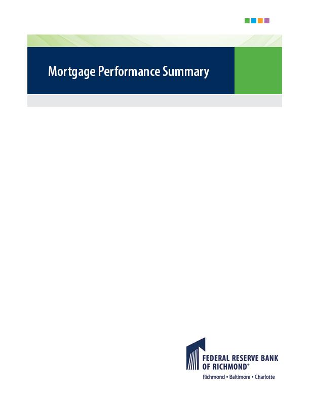 Mortgage Performance Summary QUARTERLY