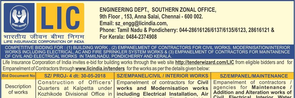 ADVERTISEMENT PUBLISHED IN NEWSPAPER : EMPANELMENT FOR THE