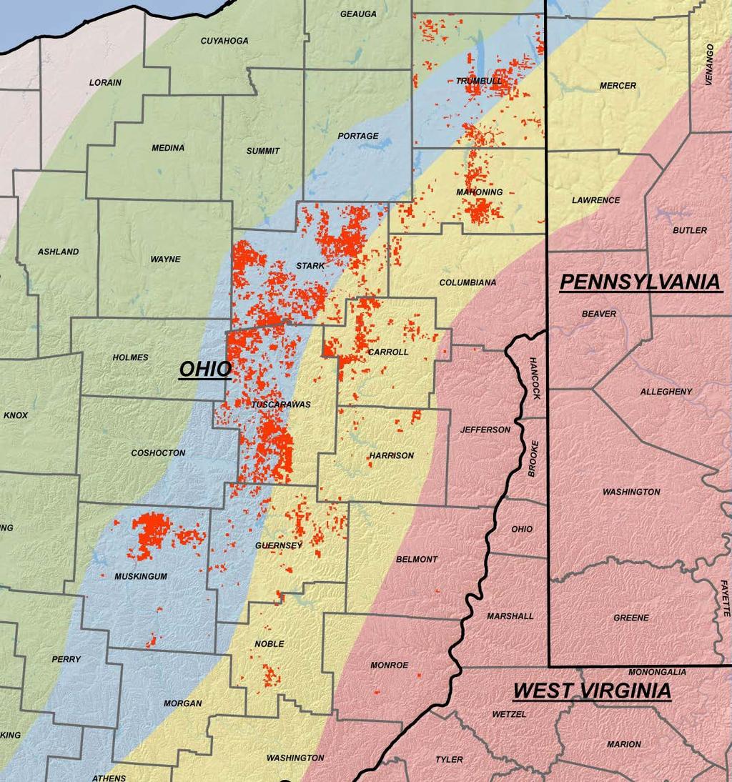 EVEP Utica Shale Currently Marketed Acreage County EVEP Net Acres CARROLL 10,900 GUERNSEY 4,600 HARRISON 1,700 MAHONING 4,400 MUSKINGUM 6,200