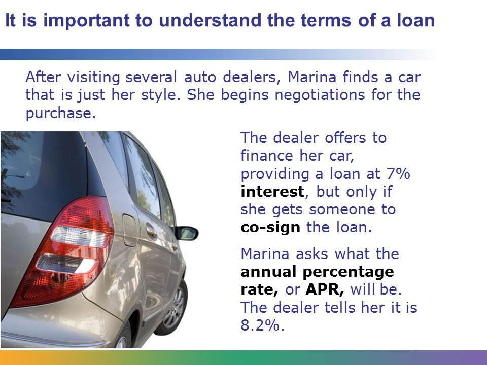 There are many different variables to consider when getting a car loan. The type of loan you choose can have a big impact on the total amount of money you will pay for the car.
