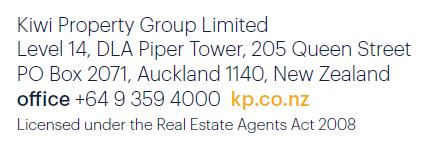 NZX RELEASE 4 December 2017 Bond offer Kiwi Property Group Limited (Kiwi Property) confirmed today that it is offering up to $75 million (plus up to $50 million of over-subscriptions) of seven-year