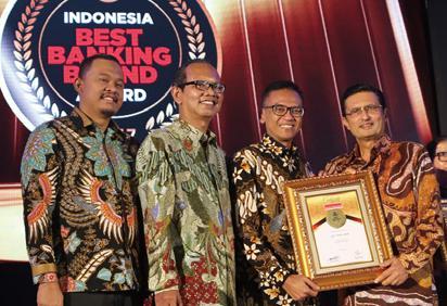 Indonesia Best Banking Brand Award recipient for 2 nd consecutive year In November 2017, BJI received