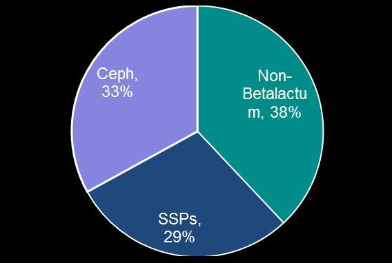 The Base Business : API Non-sterile SSP Non-sterile Cephalosporin Non-sterile Non- Betalactam Non-sterile Penem Sterile APIs Peptides Amongst the most vertically integrated generic pharma platforms