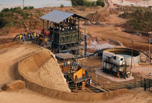 The capacity of each plant is ~500 tonnes per hour of ore.