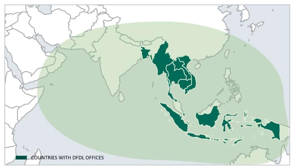 CLICK DFDL Reach TO EDIT MASTER TITLE STYLE Our ASEAN footprint 300 staff 140+ advisers 9 countries Bangladesh Cambodia* Indonesia* Laos Myanmar* Philippines Singapore Thailand Vietnam 11 offices