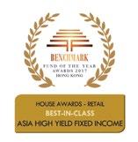 Income, US dollar 2 BENCHMARK BENCHMARK Fund of the Year Awards 2017: Best-In-Class, Asia High Yield Fixed Income 3 BENCHMARK Fund of the Year Awards 2016: Best-In-Class, Asia High Yield Bond 3 Fund