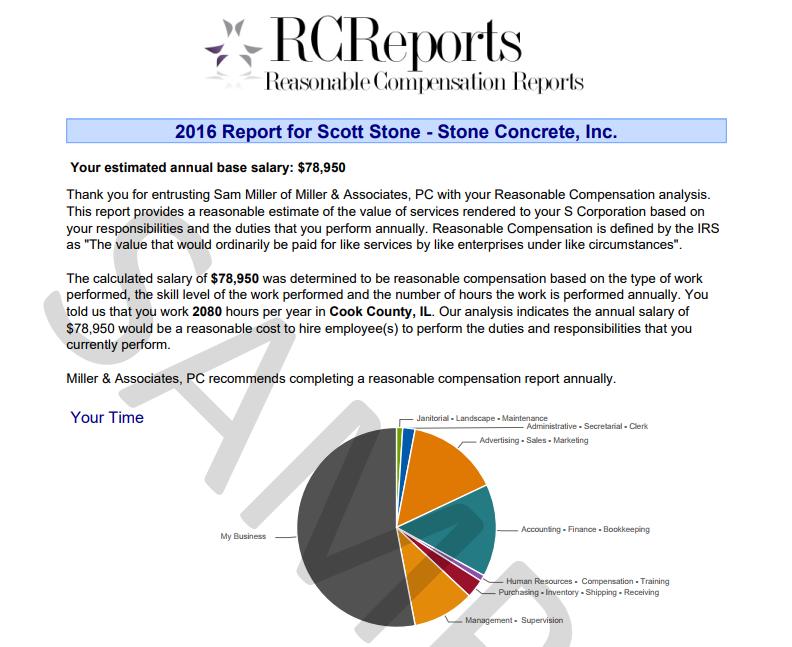 Reporting service such as RC Reports.