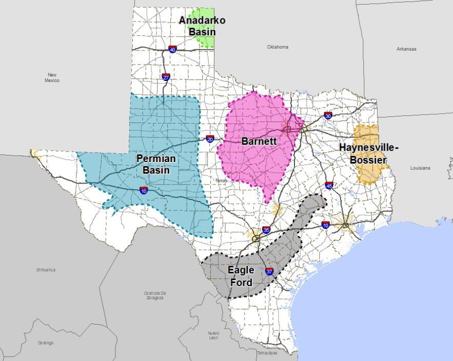 Texas Energy Sector Anticipated $400 $450 million per year will be invested for safety, maintenance, and capacity needs in the energy sector corridor