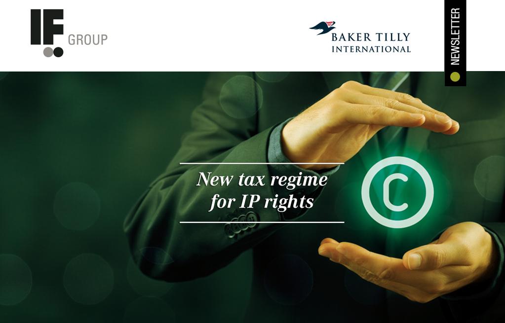 New tax regime for intellectual property rights On 4 th August 2017, the bill no.
