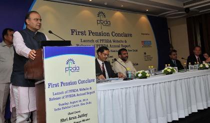 PRESS COVERAGE PFRDA First Pension Conclave held on 26 th August 2014, IHC, New Delhi Arun Jaitley launches new website of PFRDA, bats for pension reforms Aug 26, 2014 Union Finance Minister Arun