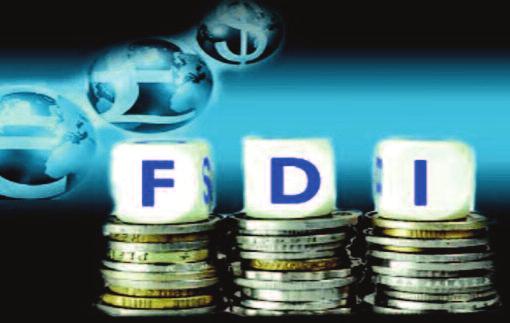 9 >> TRADE NEWS Foreign investment inflows jumped 53% in 2 years: Government India saw a record 53 per cent increase in foreign direct investment (FDI) in the last two years owing to steps taken to