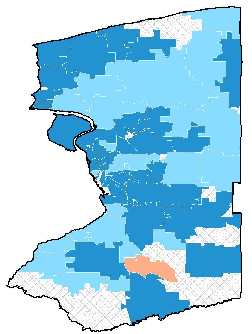 Debt-to-Income by Zip Code 2007 U.S. Rate = 1.4 0.0 to 1.0 1.0 to 1.4 1.4 to 1.7 1.7 to 3.
