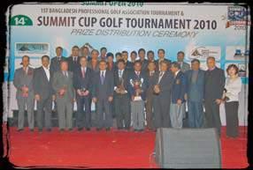 Summit group has been hosting the Summit (Pro-Am) golf tournament consecutively for last fourteen years. General Md. Abdul Mubeen, ndc, psc Chief of Army Staff, Mr.