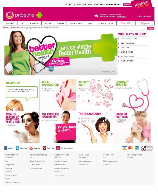 Priceline online Launched late-september 2012 10,000 products available for purchase online Most popular