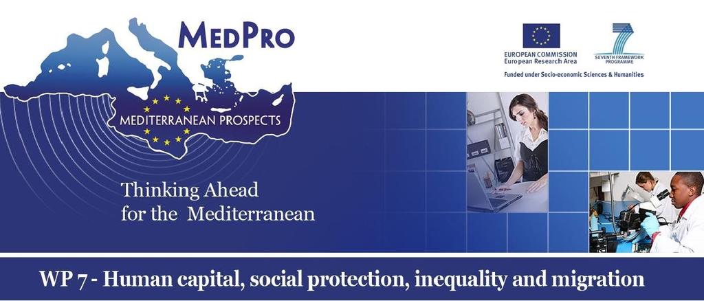 Education and Social Protection Systems in Southern and Eastern Mediterranean Countries Alia el Mahdi, Ola el Khawaga and Ashraf el Araby MEDPRO Technical Report No.
