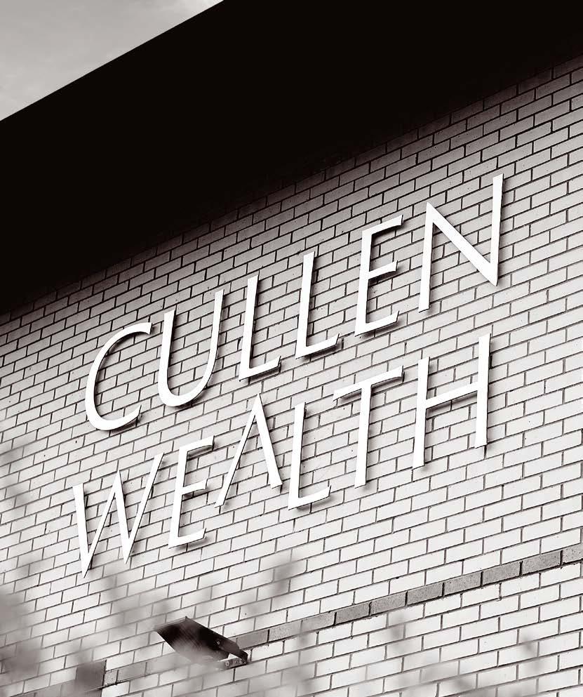 Contact us: 0161 975 6700 askus@cullenwealth.co.uk www.cullenwealth.co.uk Cullen Wealth Limited is authorised and regulated by the Financial Conduct Authority.