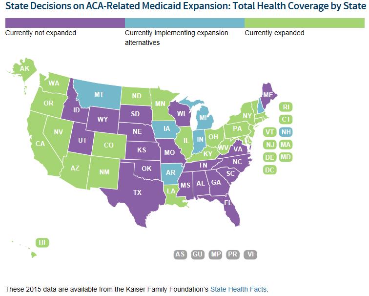 Medicaid Expansion More than 700,000 Pennsylvanians receive health insurance coverage through the Medicaid expansion, which was implemented in January, 2015.