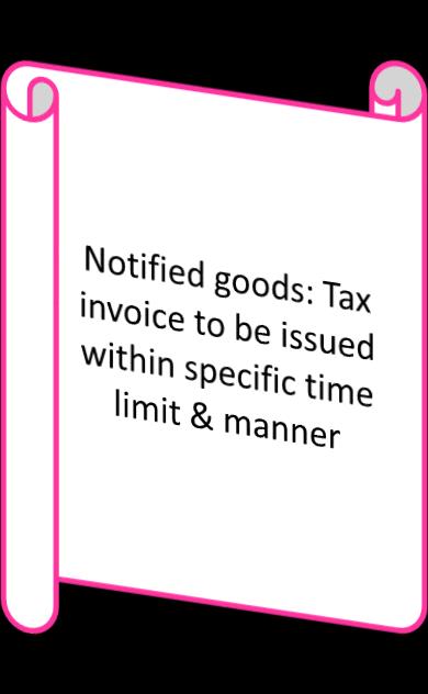 involves movement of goods Other cases Removal of goods for