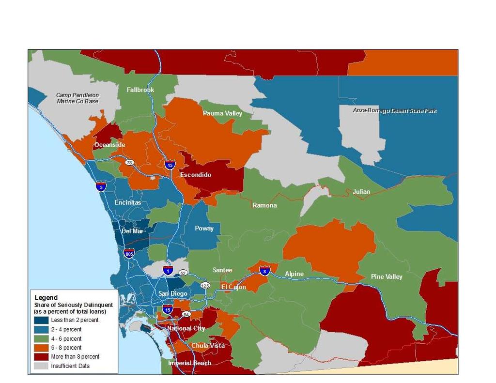 San Diego Regional Data Maps Neighborhoods at Risk of Additional Foreclosures