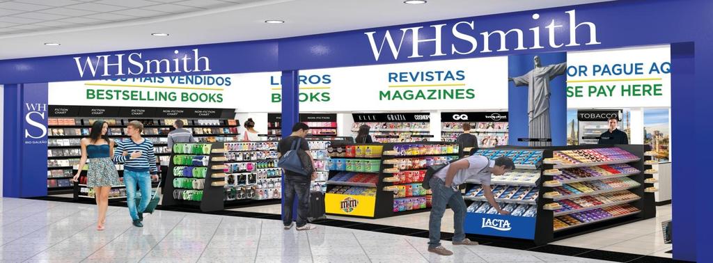 Significant win in South America Rio de Janeiro South America - a new territory for WHSmith Partnering with Duty Free Americas in a joint venture; Rio de Janeiro
