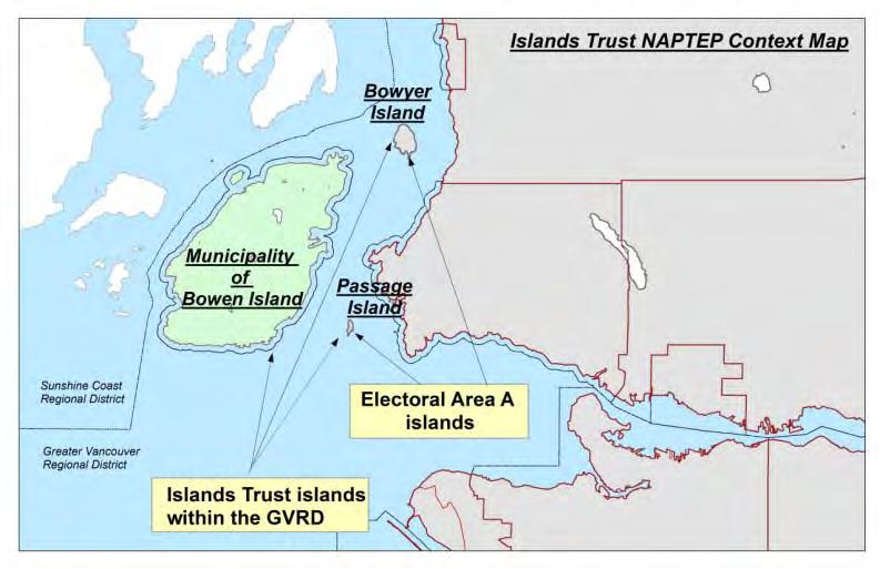 Tax Exemption Program on the Islands Trust islands within the Greater Vancouver Regional District, namely Bowyer Island, Passage Islands and Bowen Island; and b) enable the Council of Bowen Island