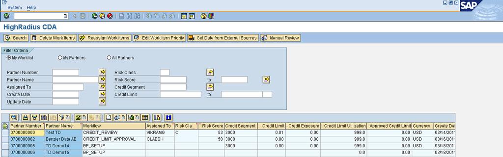 Credit Analyst Workflow Customers are
