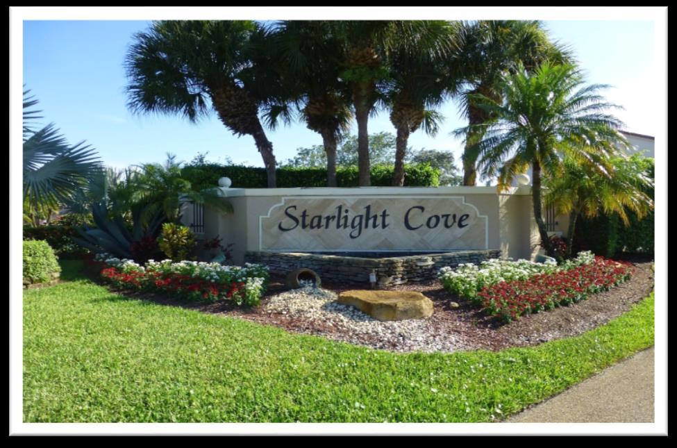 Full Reserve Study For Homeowners Association (HOA) At the Starlight Cove Community Located at 12241 Fairway Drive Boynton Beach, Florida 33437 Prepared by Sadat