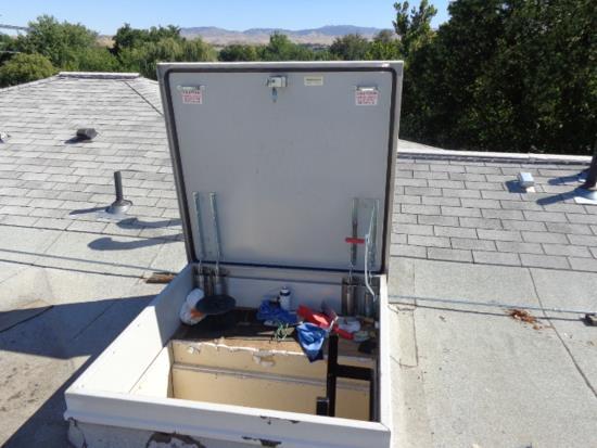 Cost estimate and useful life provided by Mike Forbes. Costing provided by ADA County Roofing Inc. 970 - Miscellaneous Useful Life 25 Roof Hatch Quantity 1 Unit of Measure Items Cost /Itm $500 15 100.
