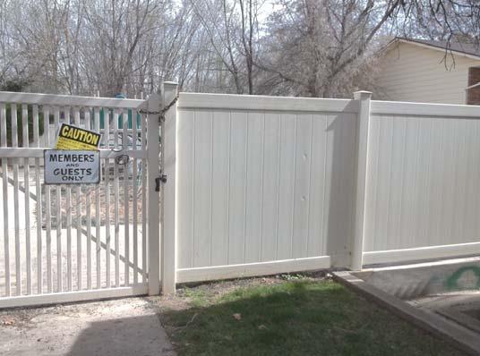 Comp #: 1008 Vinyl Fencing - Replace Location: Quantity: Play Area Perimeter Approx 175 Linear ft.