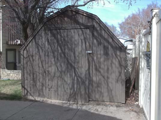 Comp #: 2301 Shed - Refurbish Location: Quantity: Common Area (1) Shed General Notes: Life