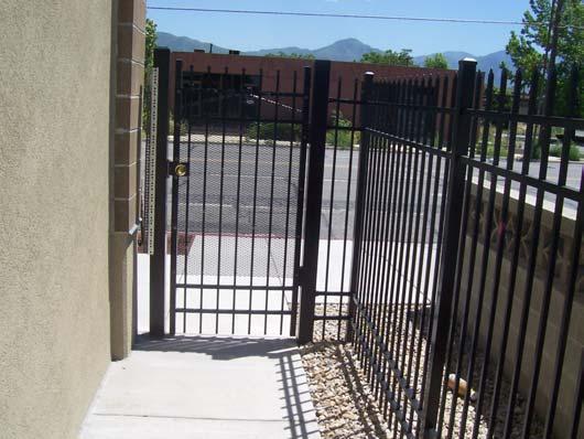; Estimate to repaint iron fence 200 Linear ft. - North perimeter 150 Linear ft. - South perimeter 160 Linear ft.