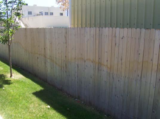 Comp #: 209 Wood Fencing - Seal Perimeter fence Approx 425 Linear ft.