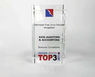 among top 4 best performing auditing companies in DMCC for outstanding service and commitment to excellence We are happy to notice Axis s continuous improvement in selecting professional staff to